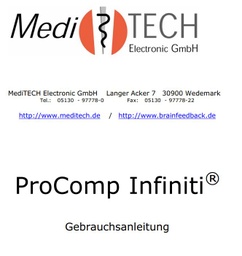 [8890-DE] Gebrauchsanleitung ProComp Infiniti, DEUTSCH