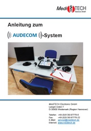 [7936-DE] Gebrauchsanweisung - Bedienungshinweise AUDECOM (deutsch)