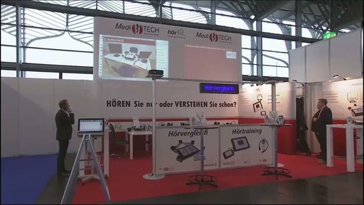 Interview zu AUDECOM und Hörtraining beim EUHA 2015 (englisch) [EN]