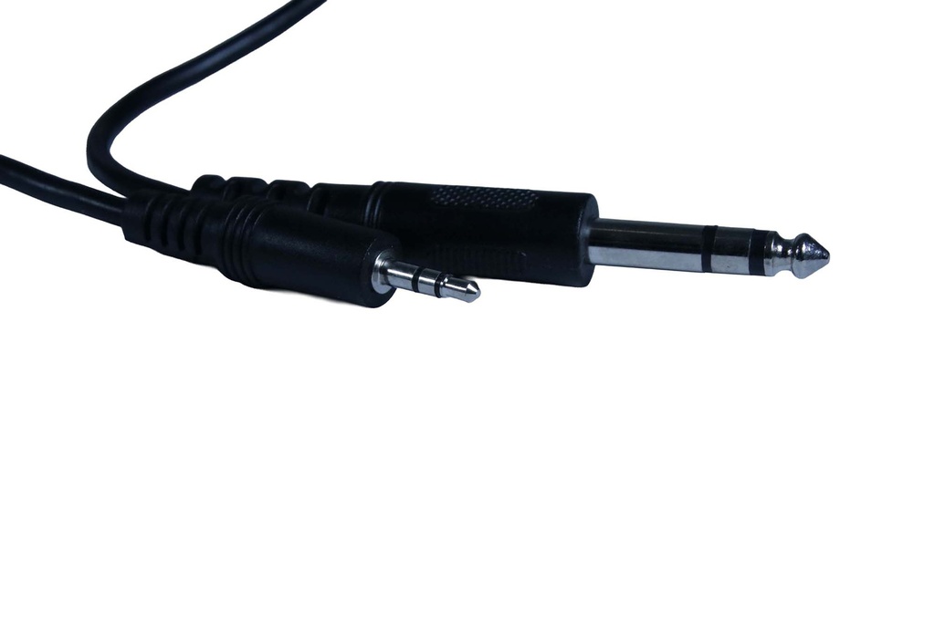 Adapter Kabel 2m 6,35mm auf 3,5mm Klinkenstecker, Stereo