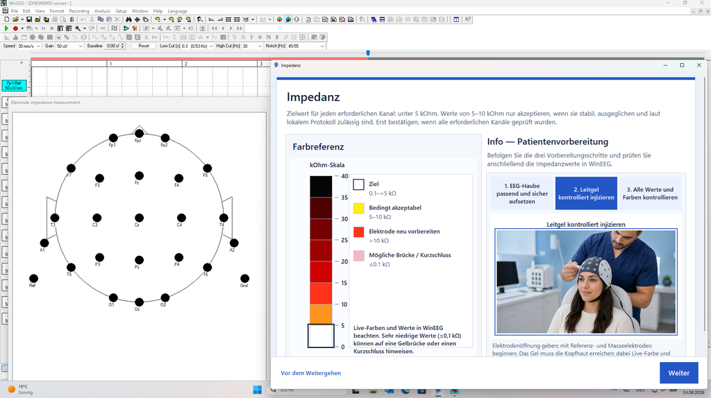 MediLauncher für QEEG-Software [WinEEG-Overlay]