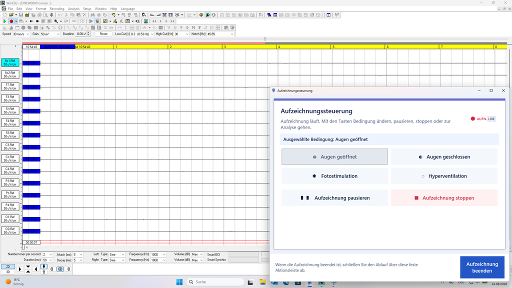 MediLauncher für QEEG-Software [WinEEG-Overlay]