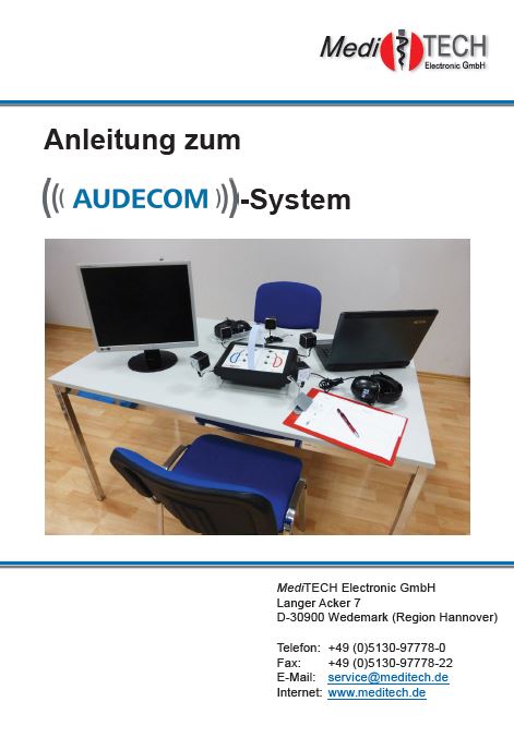 Gebrauchsanweisung - Bedienungshinweise AUDECOM (deutsch)