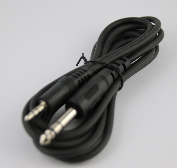 Adapter Kabel 2m 6,35mm auf 3,5mm Klinkenstecker, Stereo