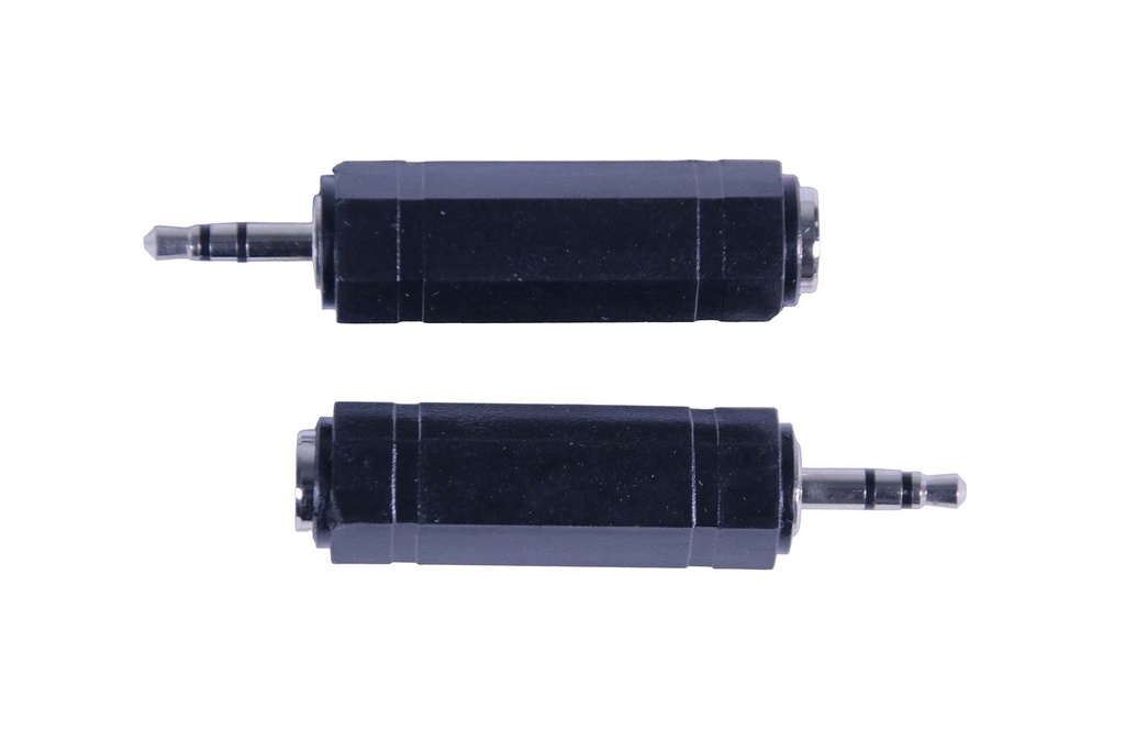 Adapter plug stereo 6.35mm jack to 3.5mm plug