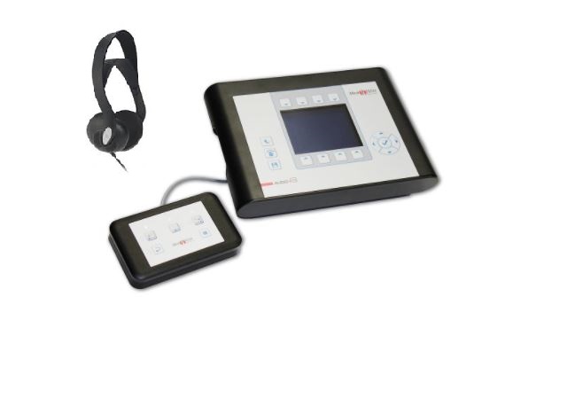 AUDIO4LAB mit Zentralaudiometer-Modul (inkl. Kopfhörer/USB-Kabel und MediTOOLs Auswertungs- und Berichtssoftware)