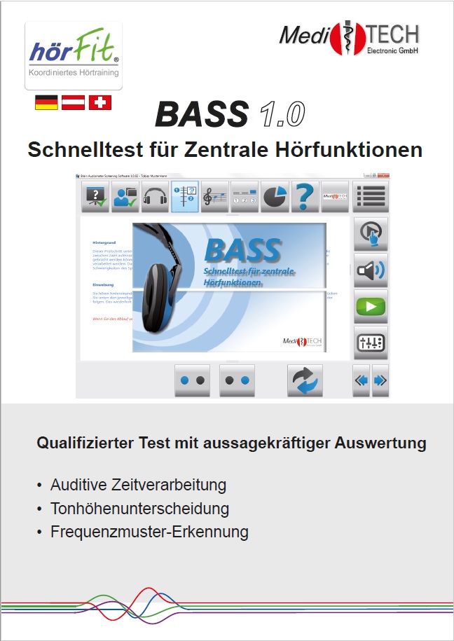 Flyer BASS 1.0 &quot;Quick test for central hearing functions