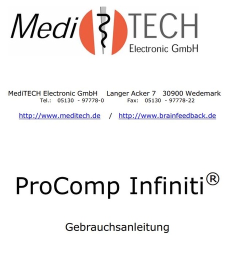 [8890-PL] User manual ProComp Infiniti Polish