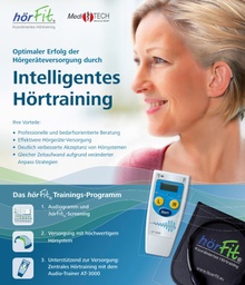 [S108] hörFit Intelligent Hearing Training Flyer (German)