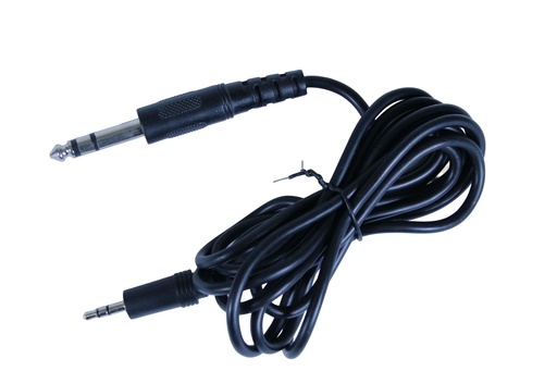 [8341] Adapter Kabel 2m 6,35mm auf 3,5mm Klinkenstecker, Stereo