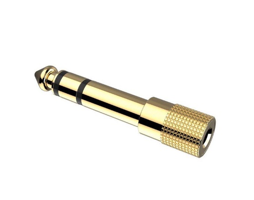 [8311] Adapter plug stereo plugged, 3.5 jack to 6.35 plug