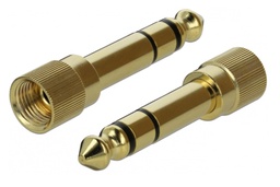 [8312] Adapterstecker Stereo geschraubt, 3,5mm-Buchse auf 6,35mm-Klinke