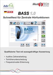 [S192-DE] Flyer BASS 1.0 &quot;Quick test for central hearing functions