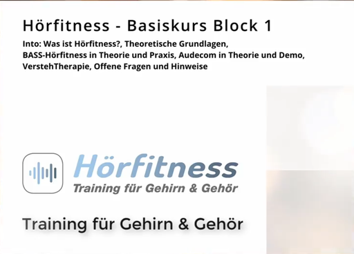 [OK-HF-A1-o] Basic hearing fitness course (recording)