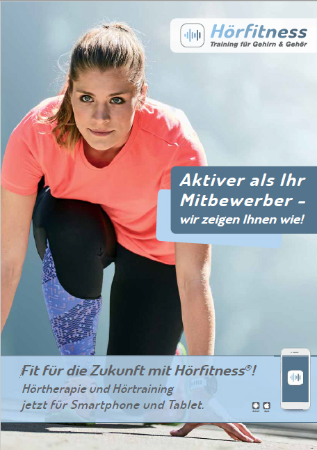 Infoflyer for Hörfitness - acousticians
